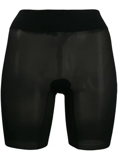 Pantaloni scurți Wolford transparente negru