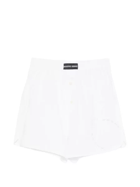Pantaloni scurți Marine Serre alb
