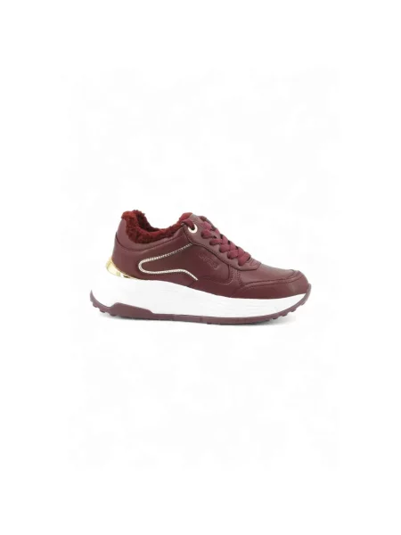 Guess sneakersy FARREA bordowy FLFRRE czerwone