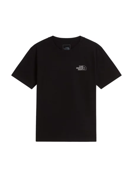THE NORTH FACE Tricou Alien negru / murdar alb
