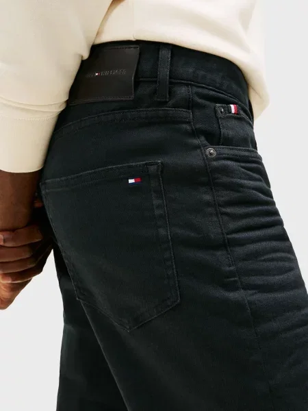 Прямі джинси Tommy Hilfiger чорні