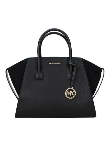 Top Michael Kors skórzany czarny