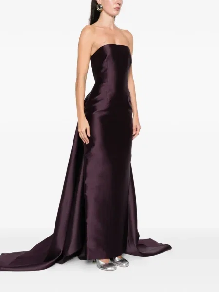 Rochie maxi Solace London de costum violet