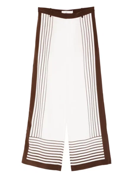 Pantaloni Sir cu dungi alb