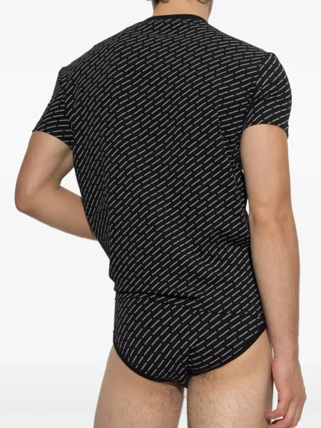 Chiloți multipac Dsquared2 cu imagine negru