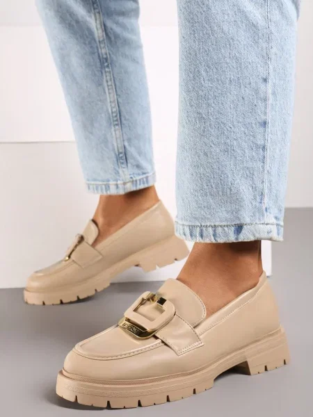 Mocasini Evalith bej