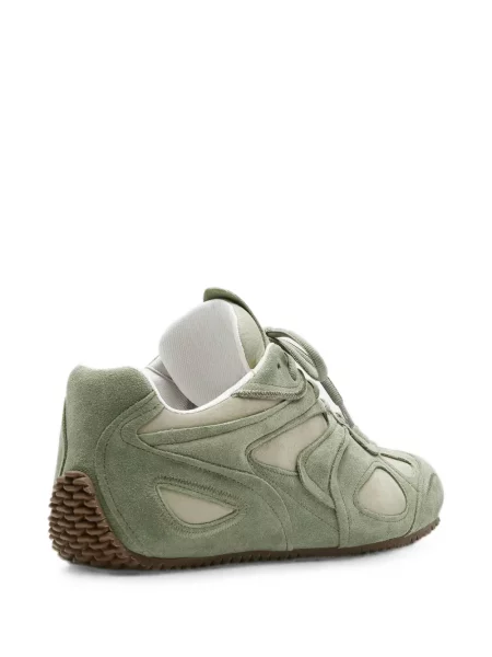 Sneakerși Axel Arigato din piele de căprioară verde