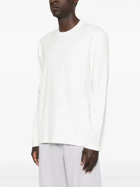 Lung tricou Woc alb