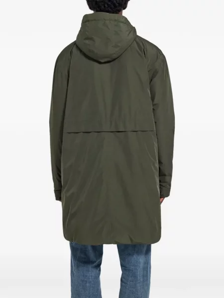 Palton Pyrenex cu glugă verde