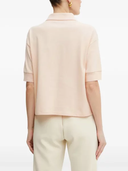 Pólóing Armani Exchange autogrammal rózsaszín