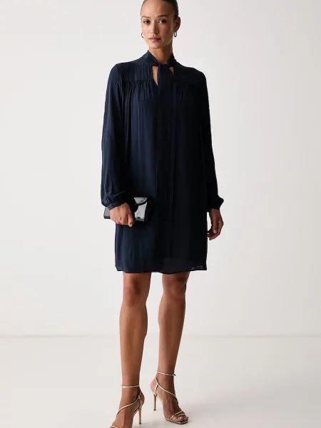 BOSS Rochie de zi C_Drystina Bleumarin portocaliu