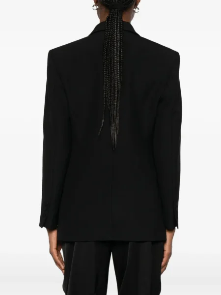 Sacou Sandro din satin negru