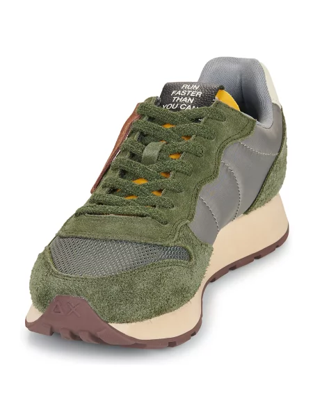 Pantofi Sun68 retro verde