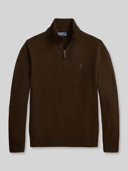 Kardigan Polo Ralph Lauren wełniany brązowy