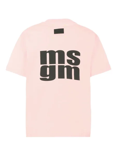 Koszulka dziecięca Msgm różowa