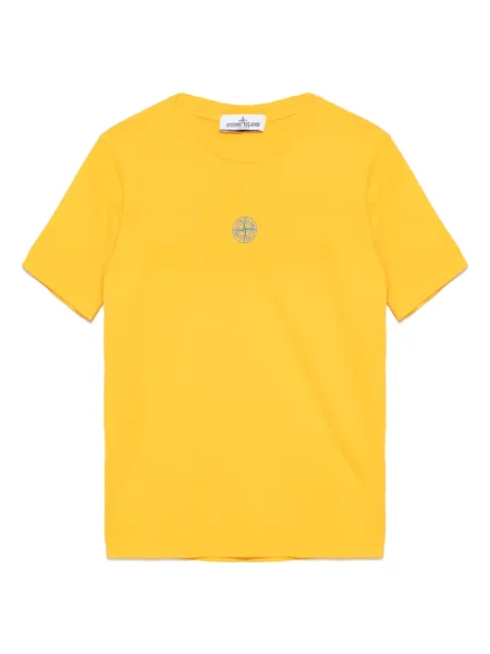 Koszulka dziecięca Stone Island żółta