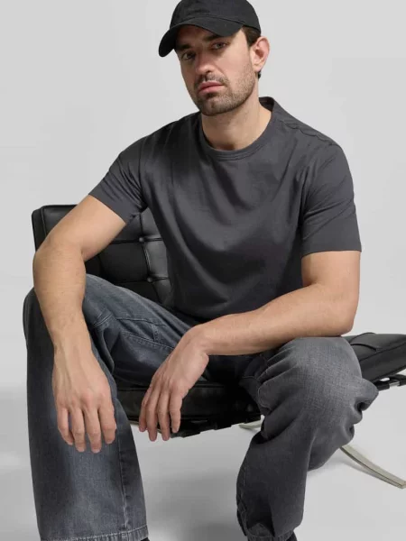 T-shirt o kroju regular fit z czystej bawełny Officine Generale