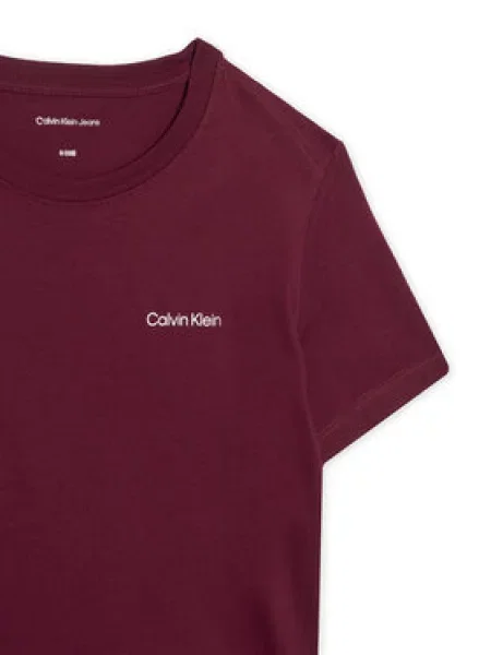 Dětské tričko Calvin Klein Jeans fialové