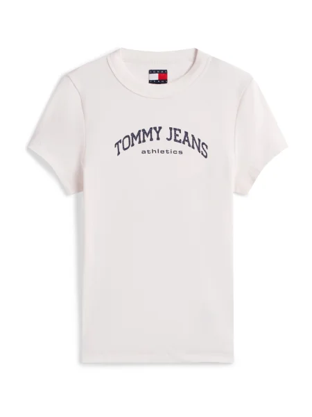 Tommy Jeans Póló tengerészkék fehér