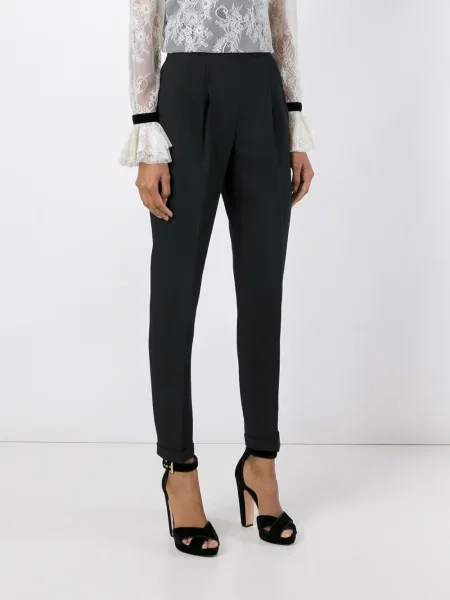 Pantaloni Philosophy Di Lorenzo Serafini plisate conici negru