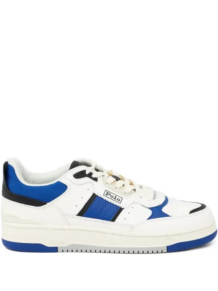 Samt prugasta košulja Polo Ralph Lauren s vezom plava