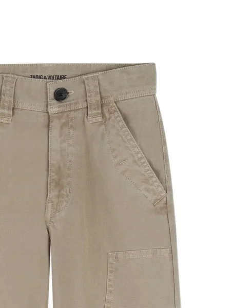 Dětské kalhoty Zadig & Voltaire béžové