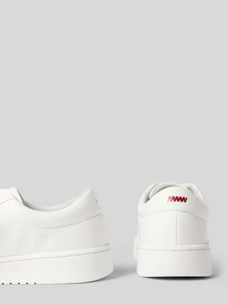 Sneakersy Hugo wiązane białe