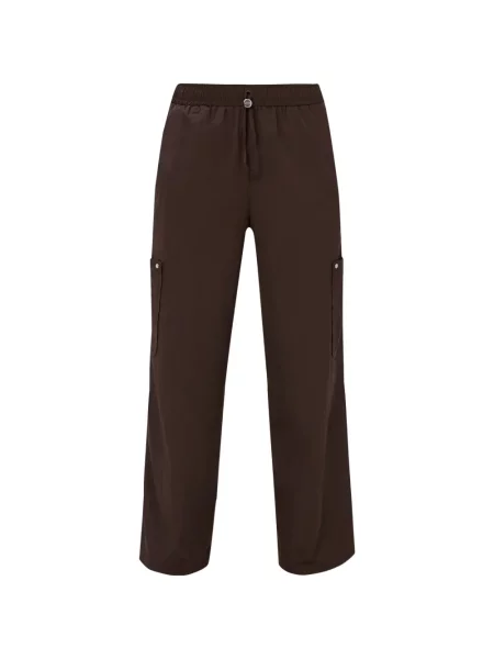 Cargo kalhoty Sweaty Betty se stahovací šňůrkou hnědé