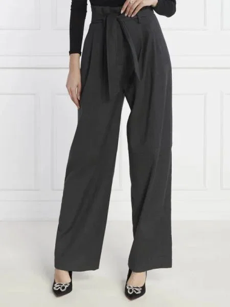 Pinko De lână pantaloni gri