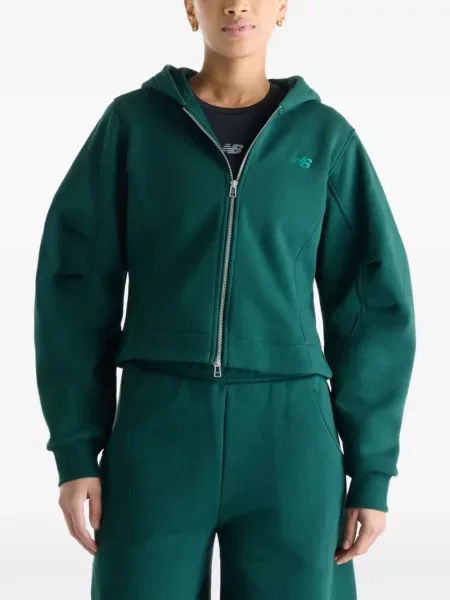 Matlasat pantaloni New Balance din fleece tenis maro