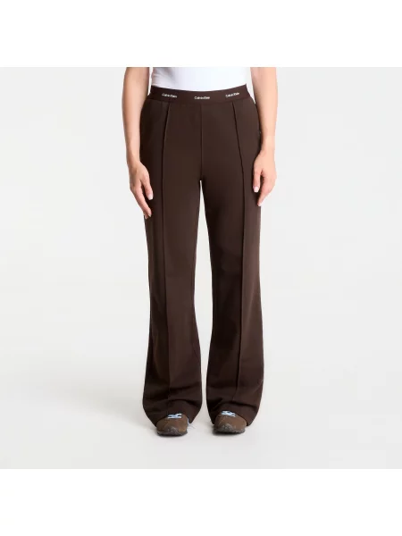 Tepláky Calvin Klein Jeans Terry Logo Waistband Track Pant Dark Coffee L