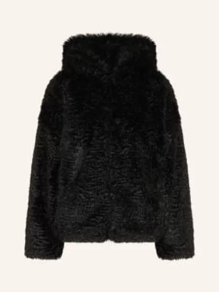 Drykorn Kurtka Ze Sztucznego Futra Emneth schwarz czarna