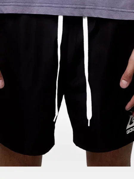 Slip de baie Godmade cu imagine cu cordon negru