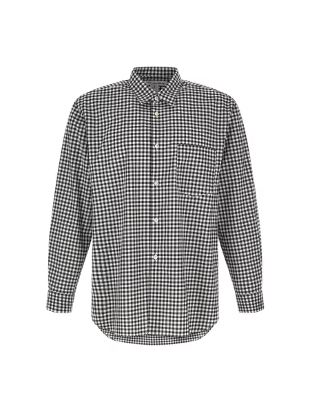 Koszula w kratkę Comme Des Garcons w kratę popelinowy