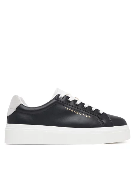 Tommy Hilfiger Sneakers Th Feminine Platform Monogram negru