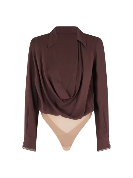 Koszulka Elisabetta Franchi brązowa