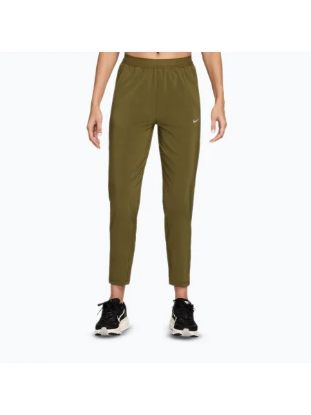 Дамски панталони за бягане Nike Tempo Dri-Fit Mid-Rise olive flak зелено