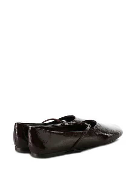 Balerini Tory Burch din piele maro