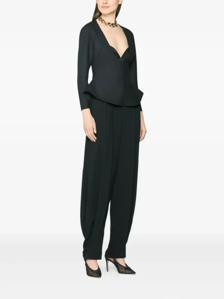 Cu peplum top Genny negru