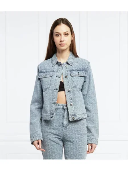 Twinset Actitude Farmer kabát kék