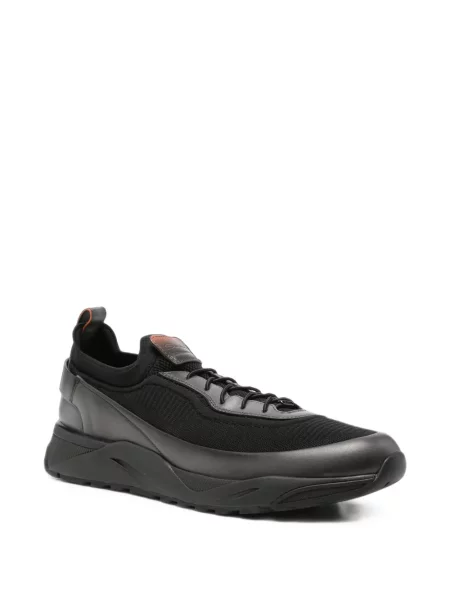 Sneakerși Santoni negru