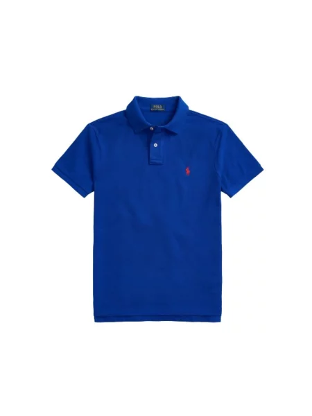 Krótka koszulka polo Polo Ralph Lauren z krótkim rękawem niebieska