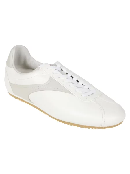 Sneakersy Bottega Veneta skórzane białe