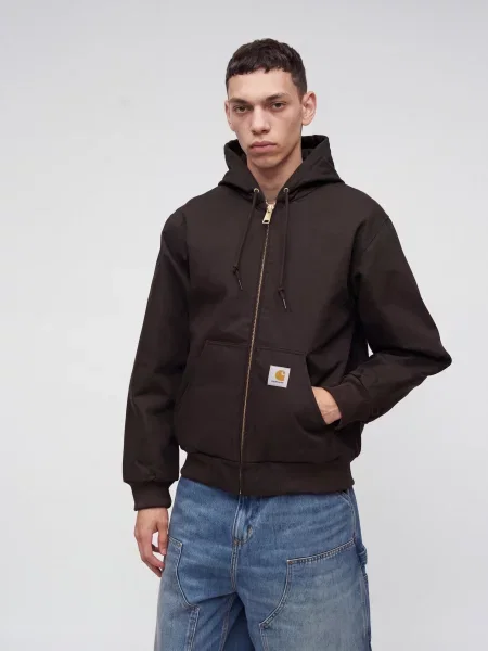 Carhartt WIP Geacă de primăvară-toamnă Active închis maro