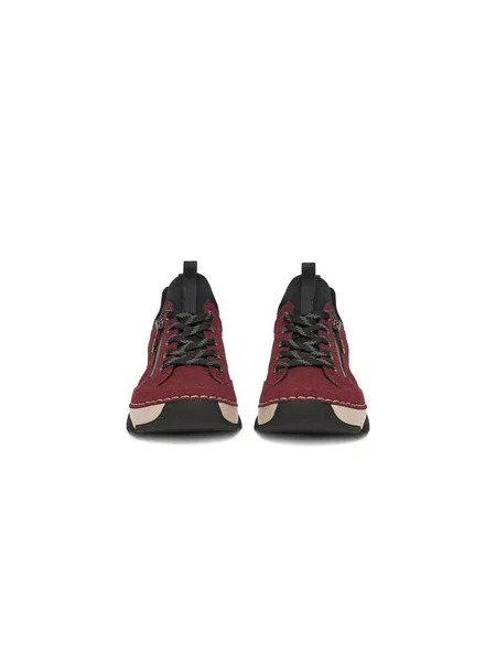 Sneakersy Rieker bordová