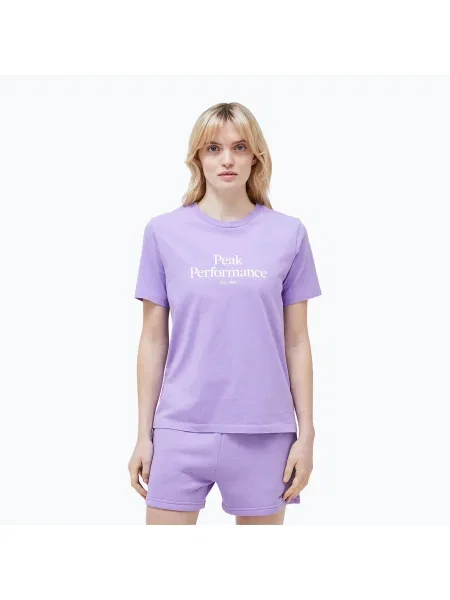 Оригинална тениска Peak Performance за жени bougainvillea виолетово