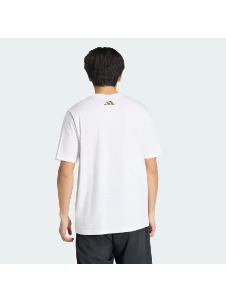 Tričko Adidas s autogramem bílé