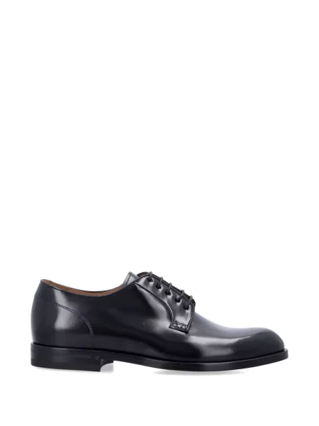 Pantofi derby Green George din piele negru