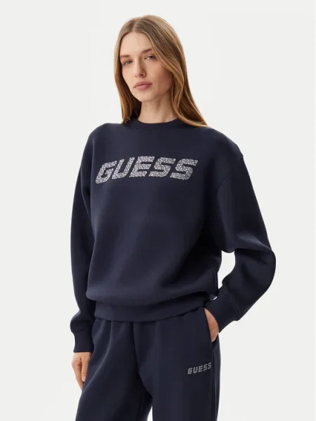 Guess Суитшърт тъмносин