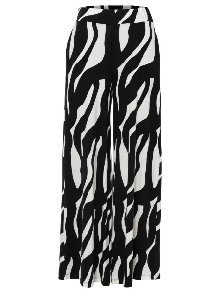 Bonprix Pantaloni negru alb